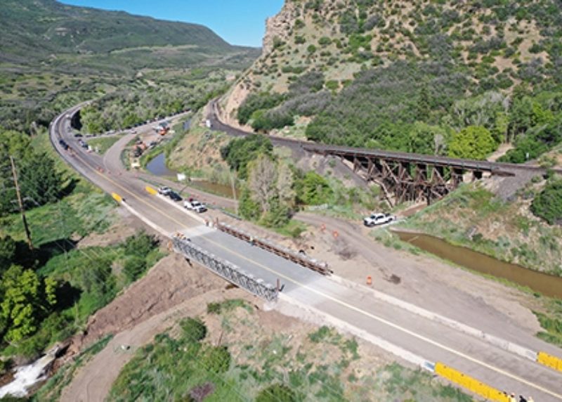 CREWS START PERMANENT REPAIR ON COLORADO HIGHWAY