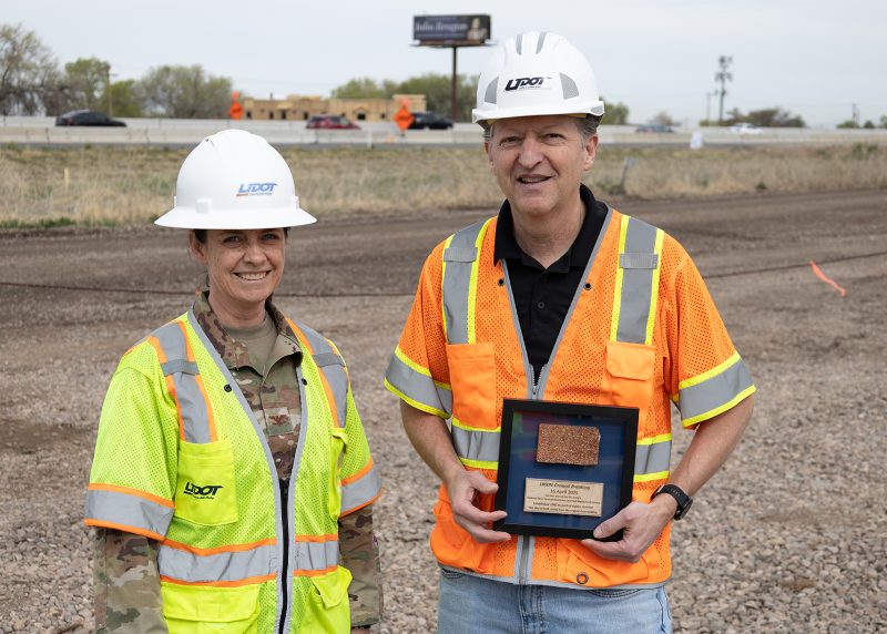 UDOT REGION ONE DIRECTOR VISITS I-15 AND 1800 N INTERCHANGE PROJECT